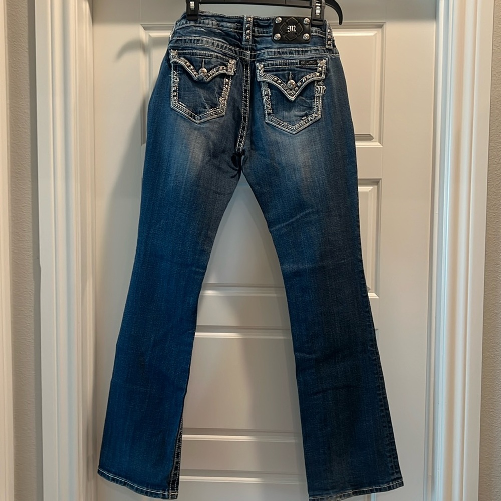 Miss Me signature bootcut jeans. Size 30.